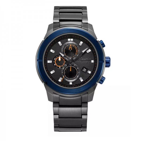 Alexandre Christie AC 6665 Grey Blue Steel MCBGUBA